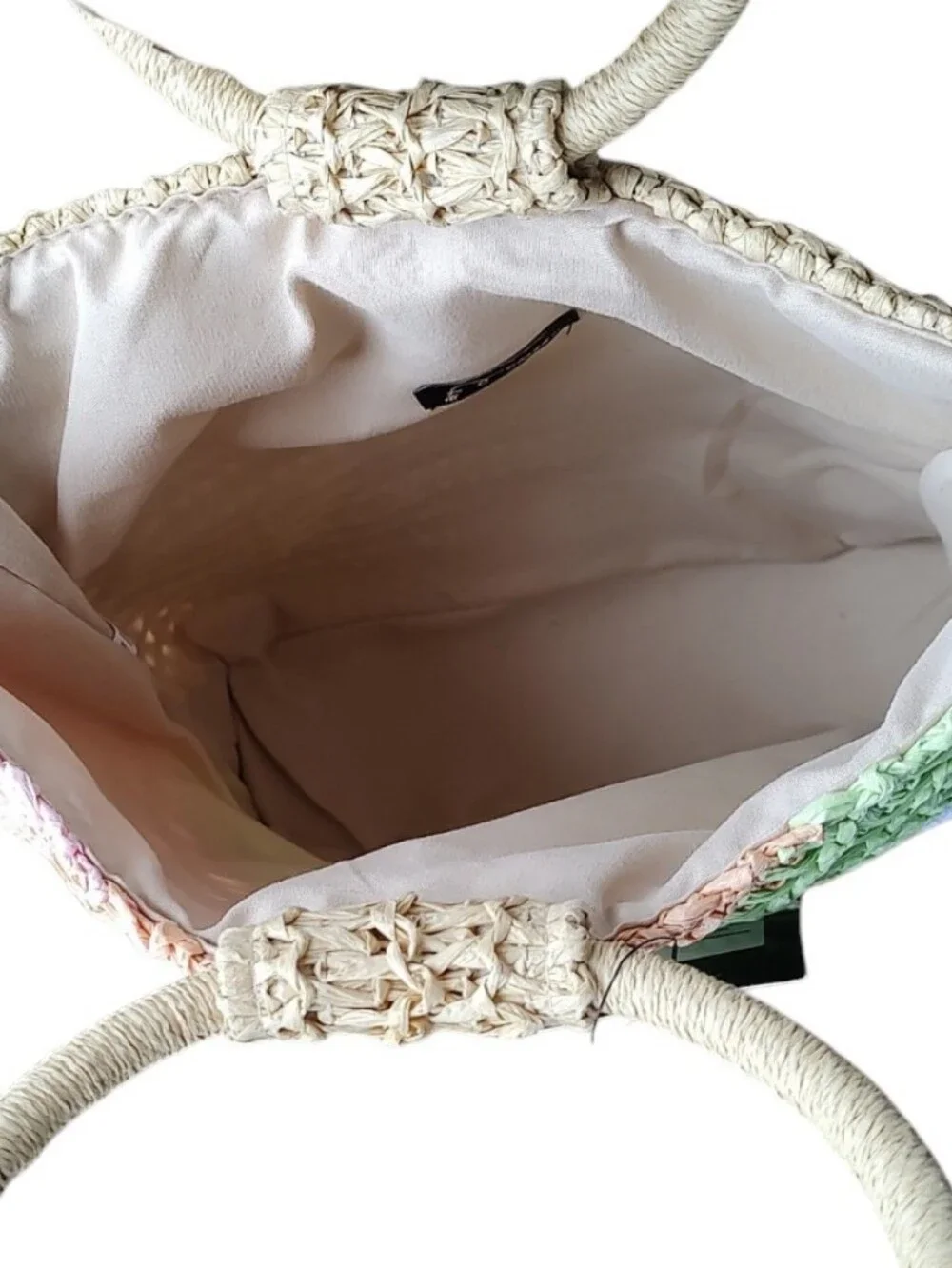 Vintage handwoven tote